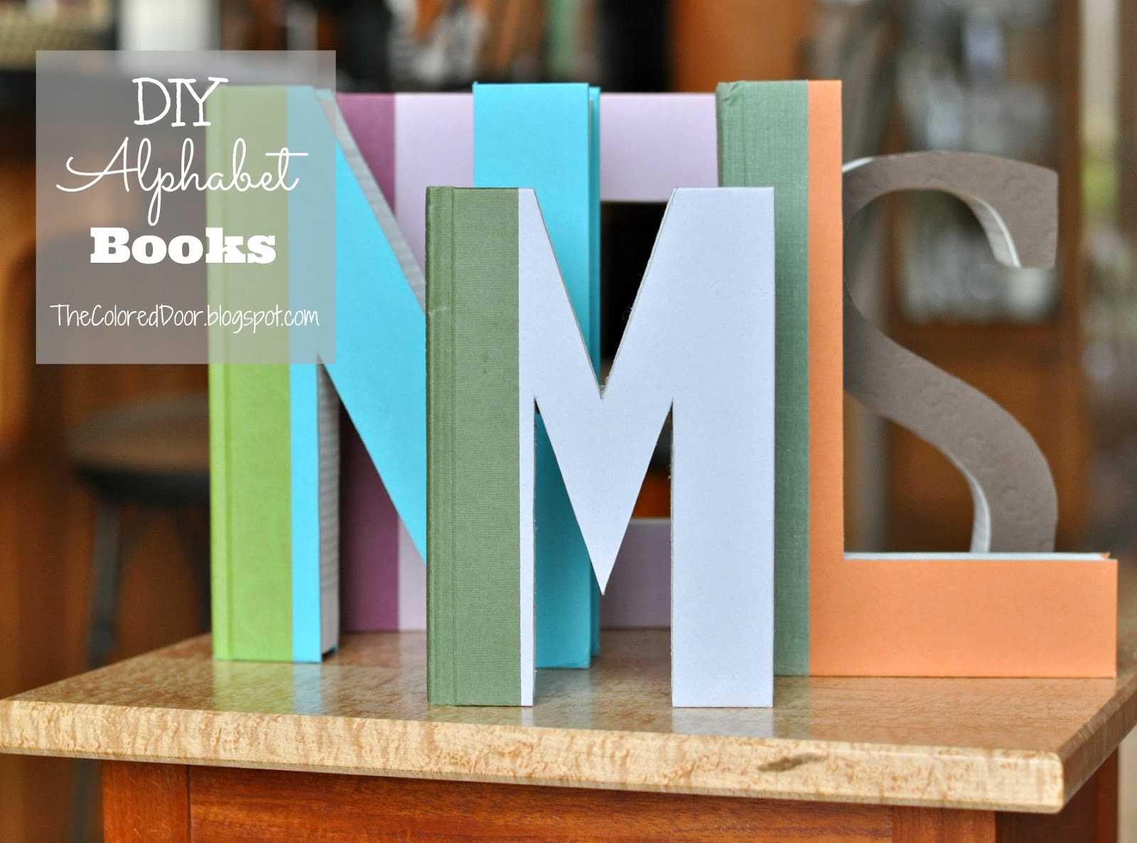 the colored door DIY Alphabet Books