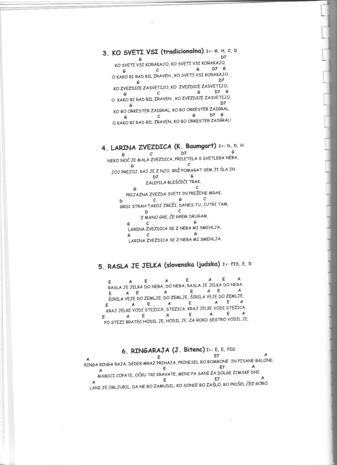 VIVA CREATIVA ZIMSKE PESMI Z AKORDI