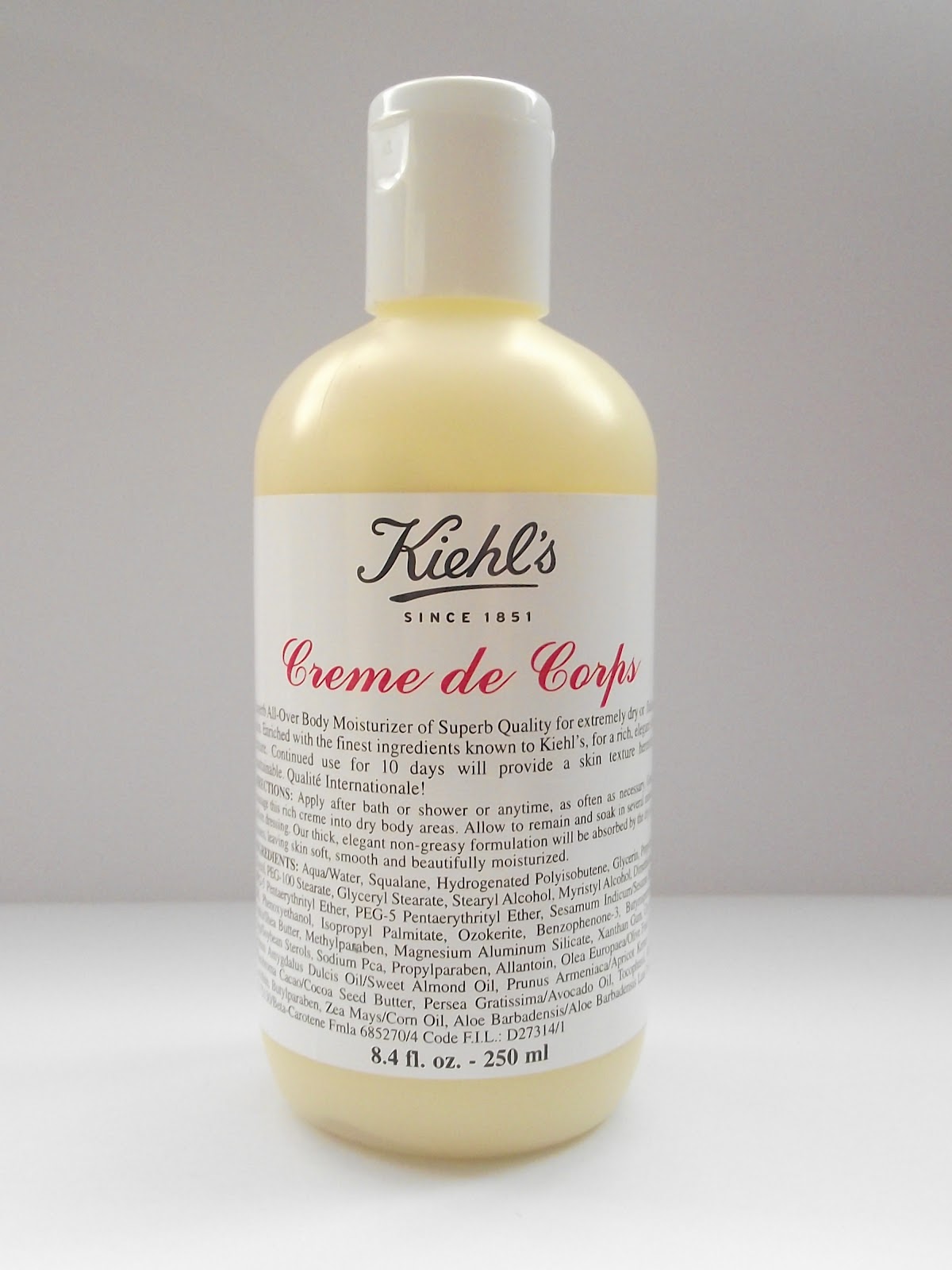 Beauty In The Mirror Kiehl's Creme de Corps