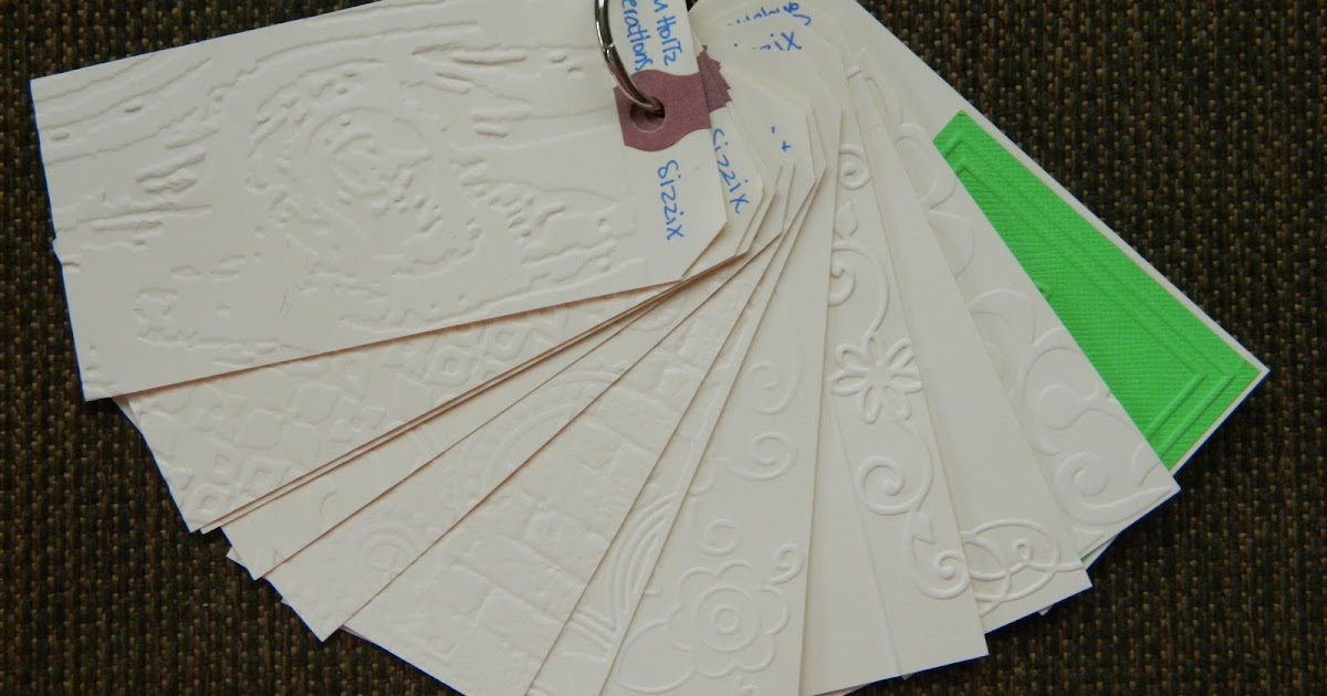 Fantabulous Cricut Challenge Blog Quick Tip Tuesday embossing samples