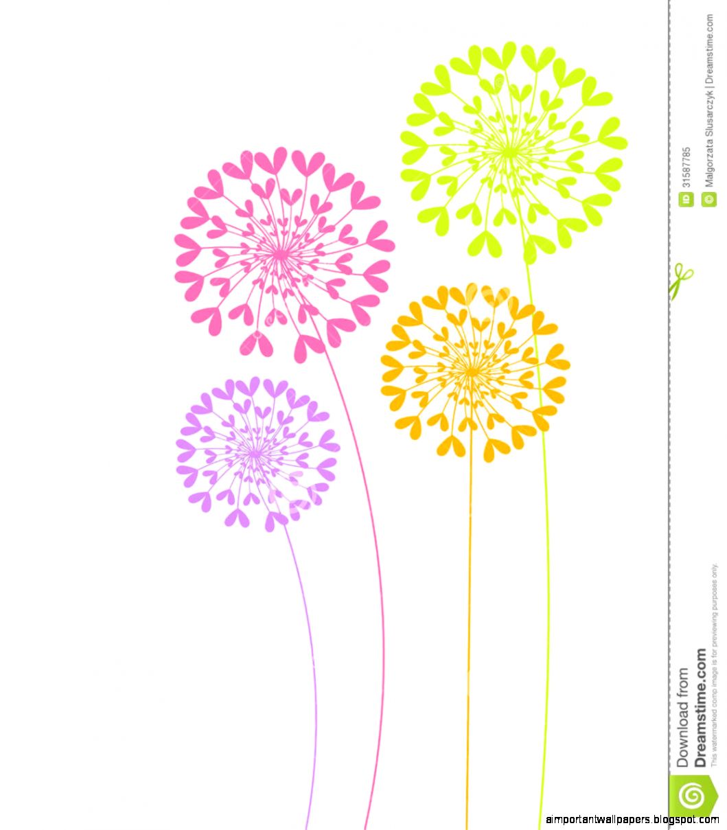 Colorful Dandelion Flowers Royalty Free Stock Photo Image 31587785 Colorful Dandelion Flowers Royalty Free Stock Photo Image 31587785