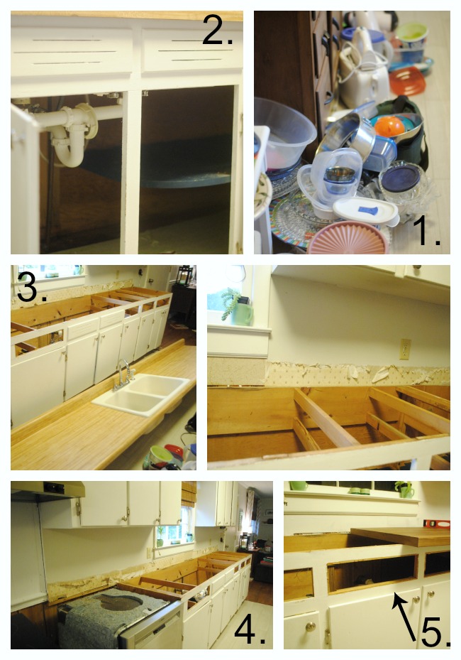 The Remodeled Life Installing Ikea Countertops Demo & Prep Work