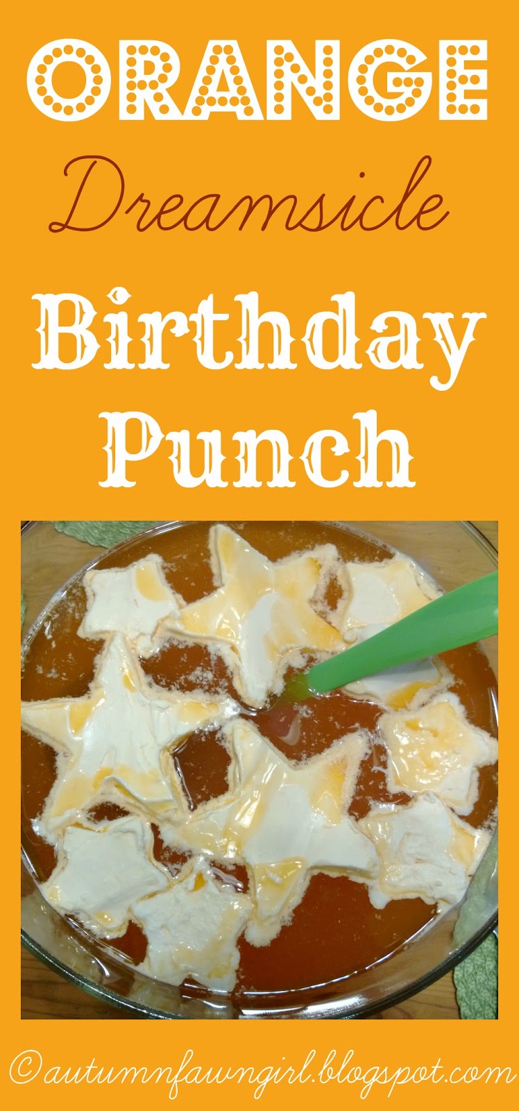 Brandi Raae Orange Dreamsicle Birthday Punch