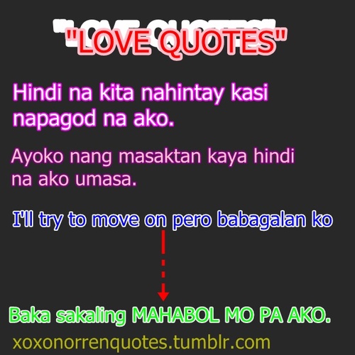 cute quotes about love tagalog. love quotes tagalog with