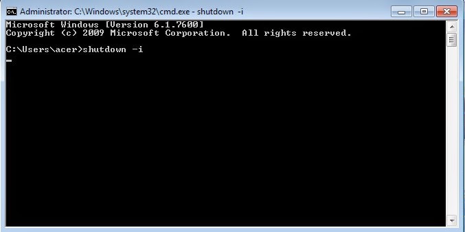 Cara Merestart atau Shut Down Komputer Lain Dengan Command Prompt