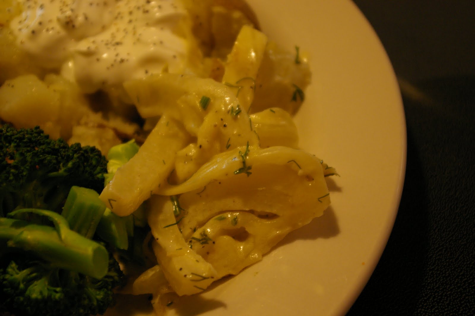 The Worthy Cook Braised Fennel with White Wine & Cream