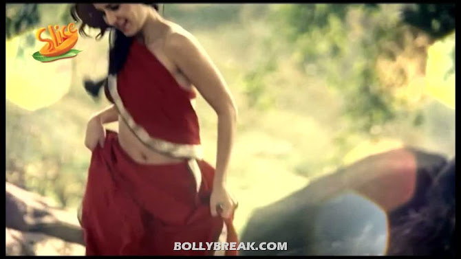 Celebrity Ads: Katrina Kaif Slice Ad Hot Pics - Navel, Bareback Show - FamousCelebrityPicture.com - Famous Celebrity Picture 