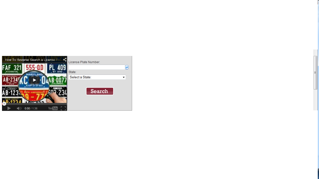 Alabama License plate Lookup