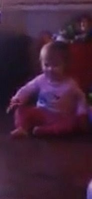 video of a child pulled to the ground by ghost