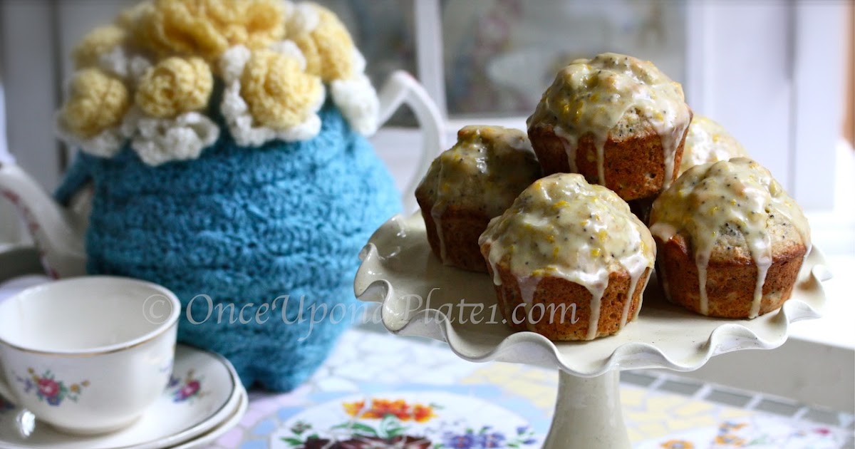 Once Upon a Plate The Recipes Banana Poppy Seed Muffins with Citrus Glaze