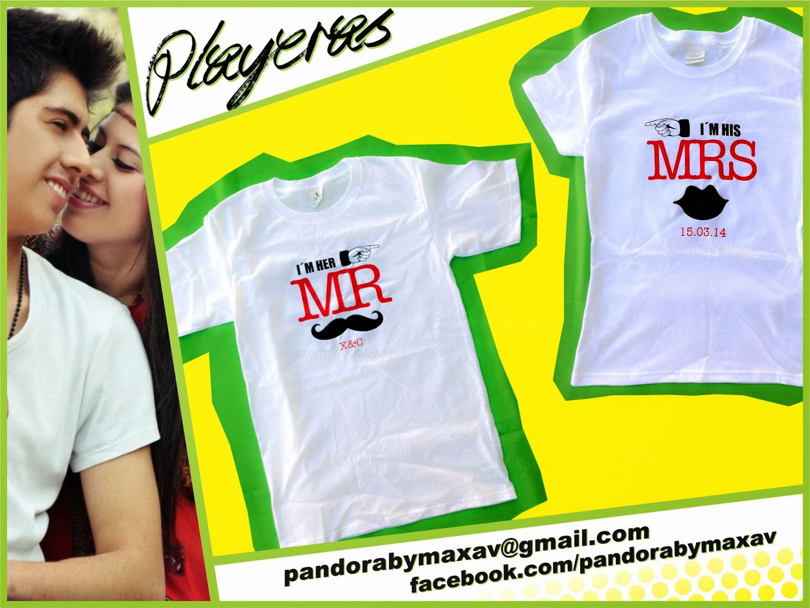 playeras para novios