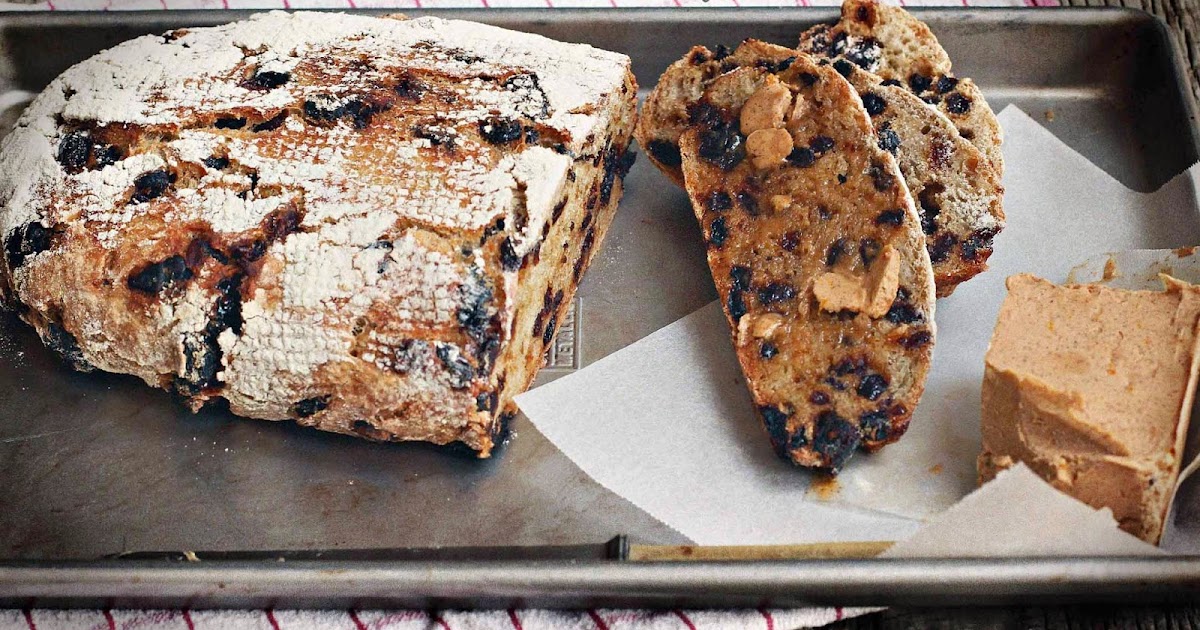 Milk and Honey NoKnead Fruit Bread with Candied Orange and Cinnamon