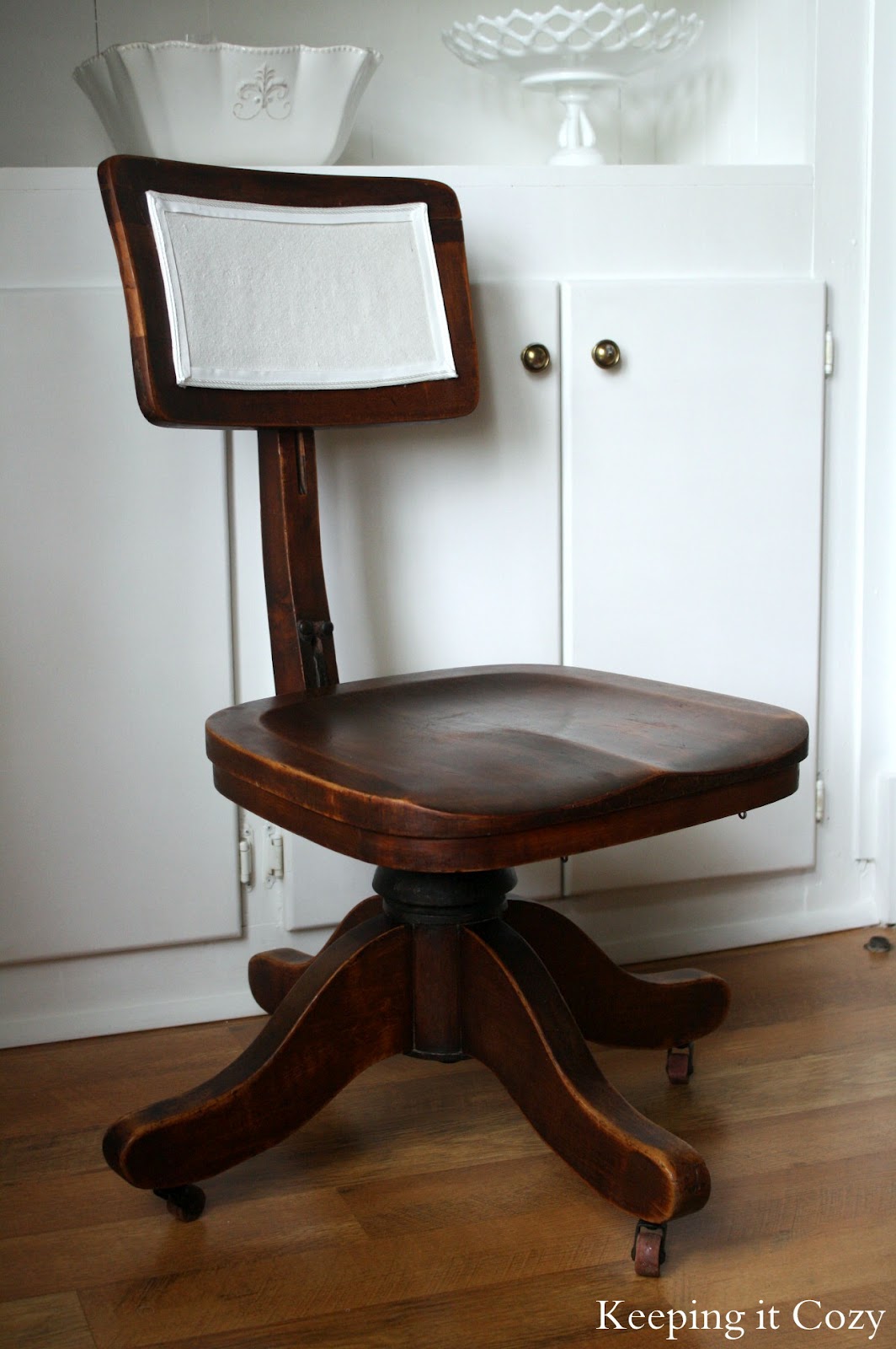 Keeping It Cozy Refinishing an Antique Chair