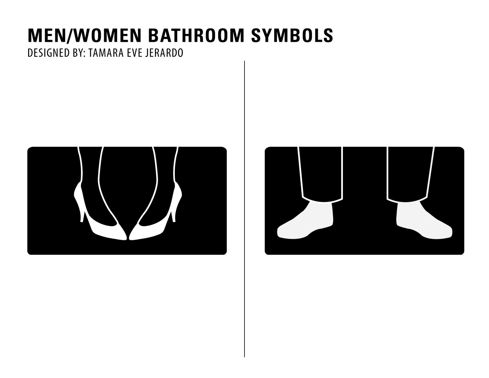 Polly Mimi bathroom symbols