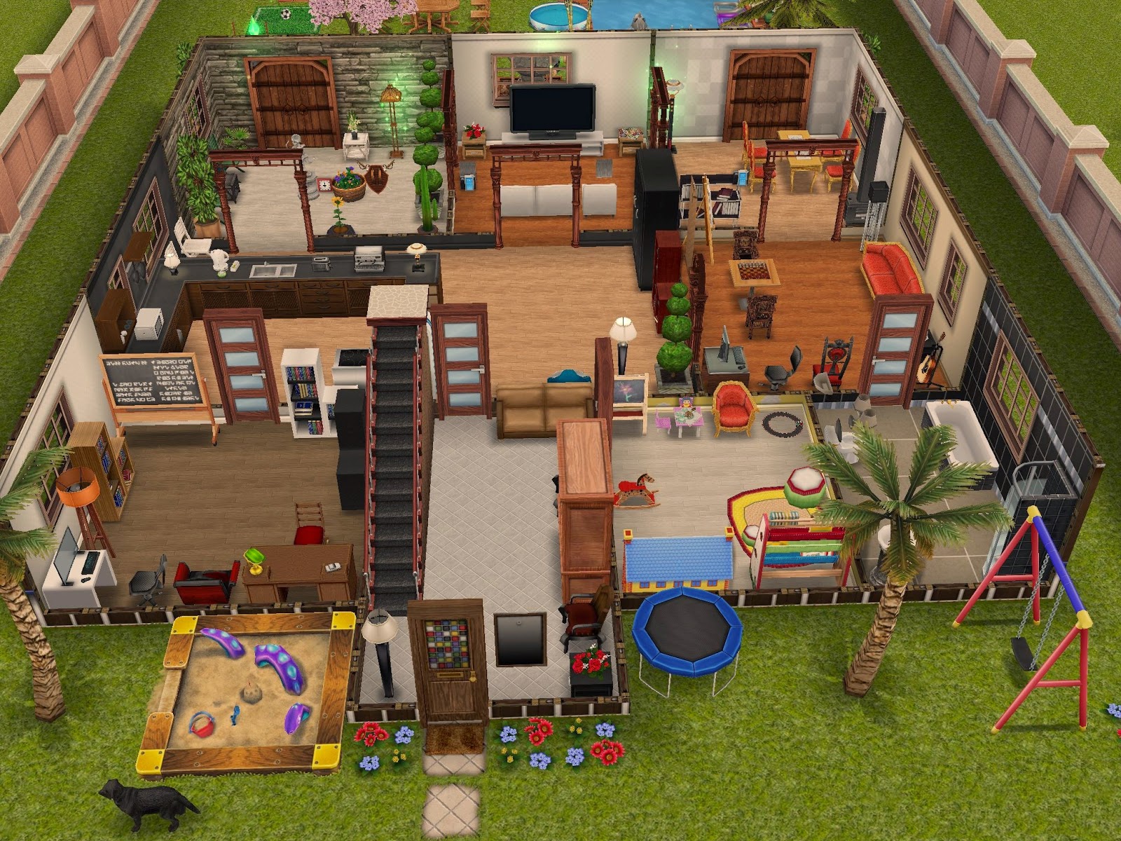 Stunning 24 Images Sims Freeplay House Floor Plans Home Building Plans 46482