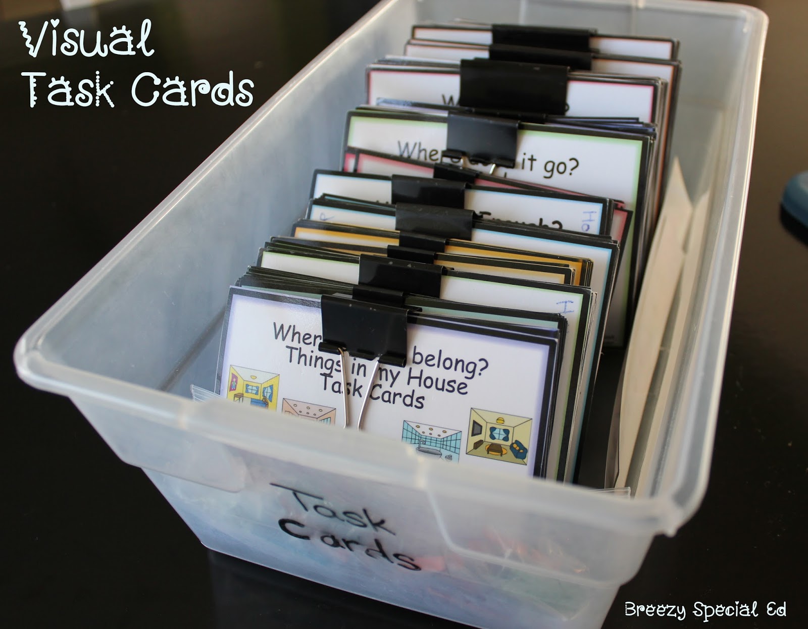 Work Boxes In My Special Education Classroom, Resources for Visual  Learners