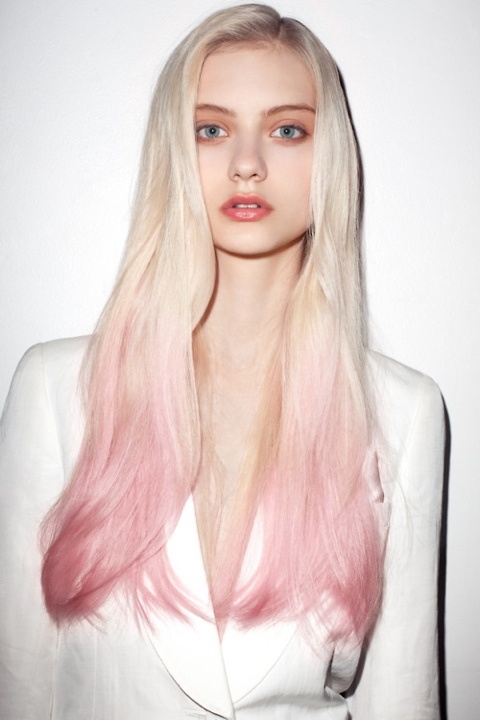 Lucinka Hodnett Makeup Hair And Fashion Pink Ombre Hair