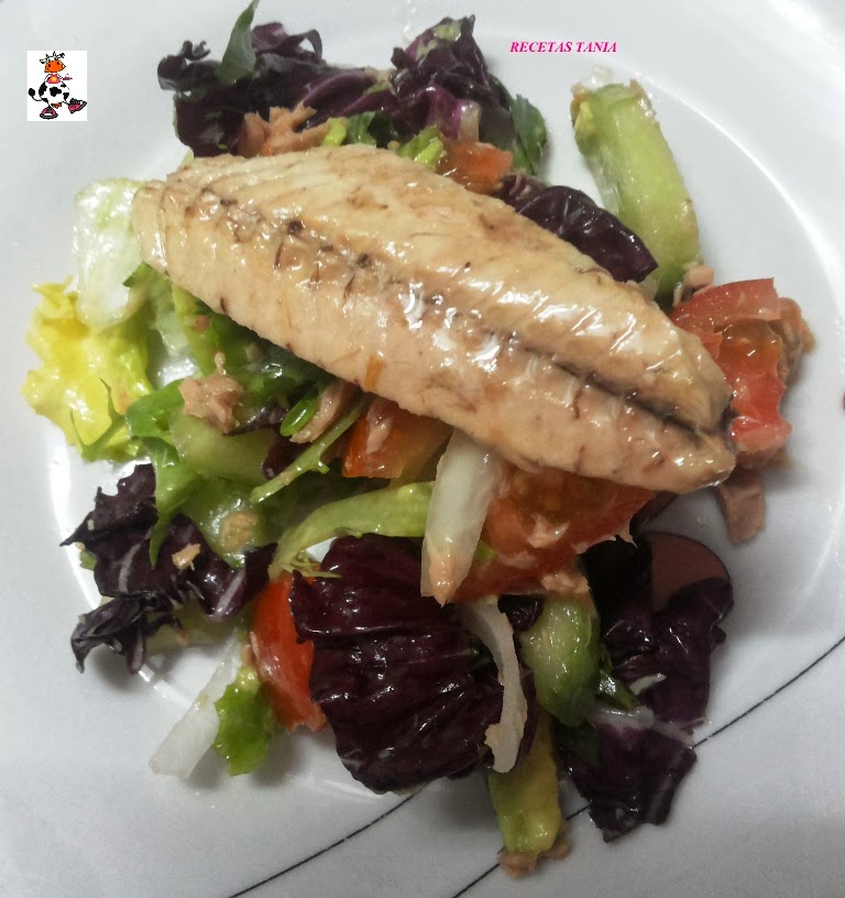 Ensalada Con Caballas
