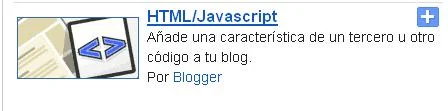 Widget para blogger 