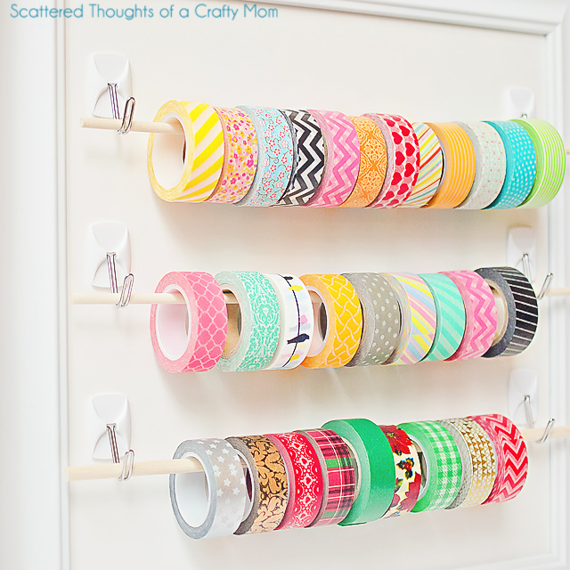 Easy Washi Tape Storage Scattered Thoughts of a Crafty Mom