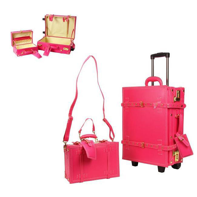 Cute Luggage from O for the kate spade girl!