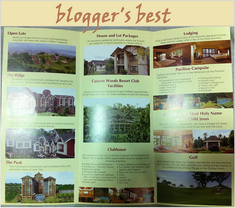 resort brochure