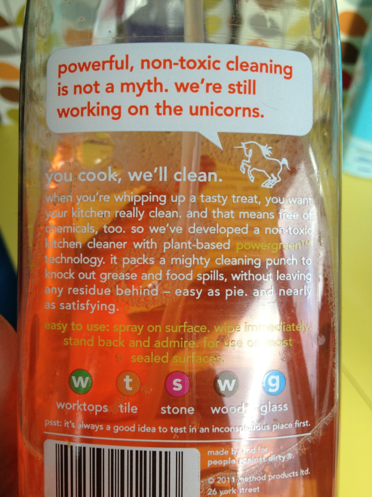 Natural Vegan Eco Mom Method Daily Cleaner & Method Multi Surface