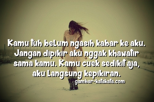 Gambar Kata Kata Sindiran Pacar Cuek