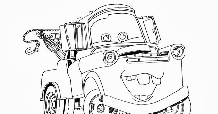 Tow Mater coloring pages | Free Coloring Pages and Coloring Books for Kids