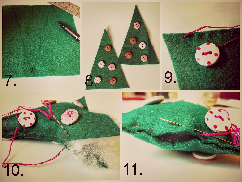 Handcrafted By Eva Kuno Festive tutorial How to make your own Felt