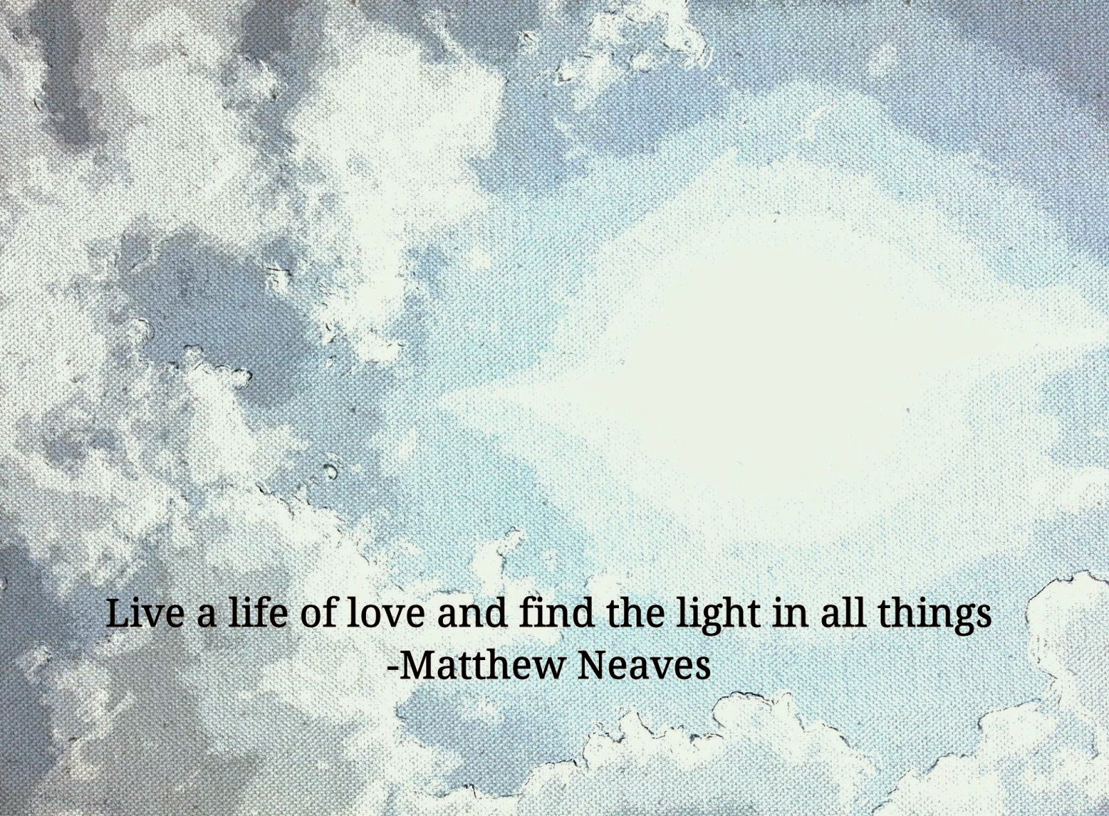 Find The Light In All Things Gathering Around The Table