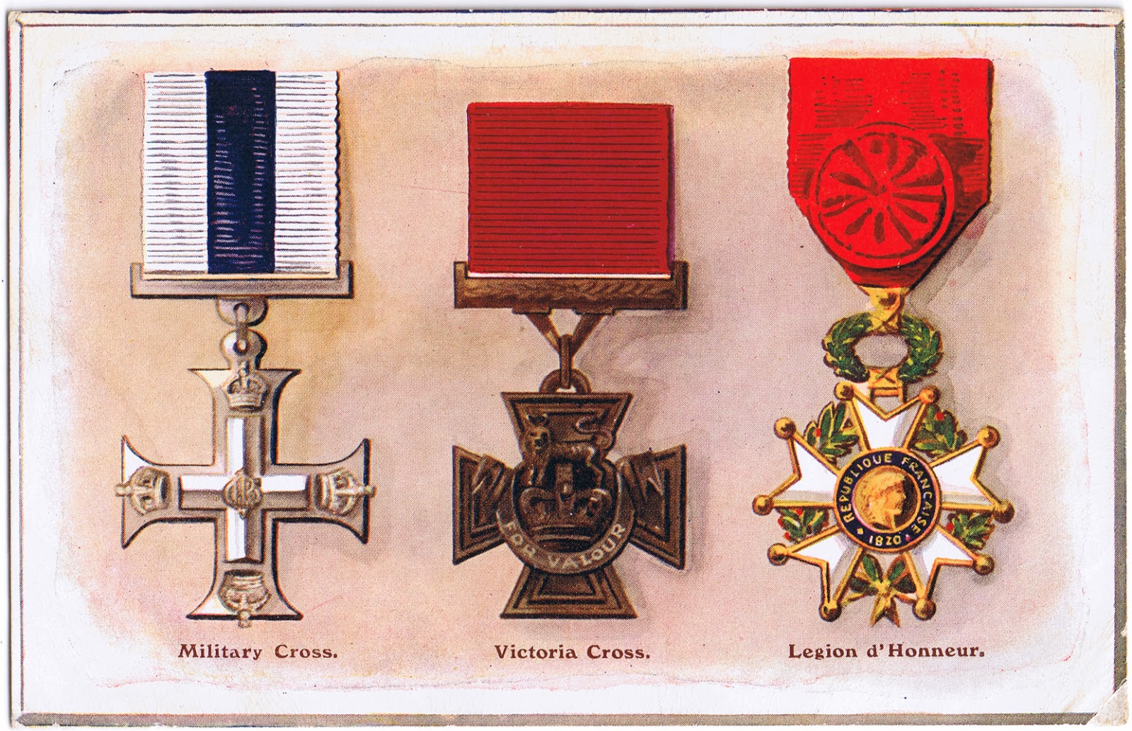 100 New Zealand First World War Postcards Gallantry Medals of WW1