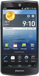 Pantech P9090 - Discover 4G Mobile Phone - Black (AT&T) 