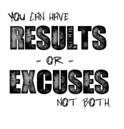 Stop making excuses | lushlivingo