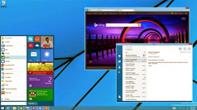 Windows 8.1, future update that brings back the Start menu and windowed Metro apps