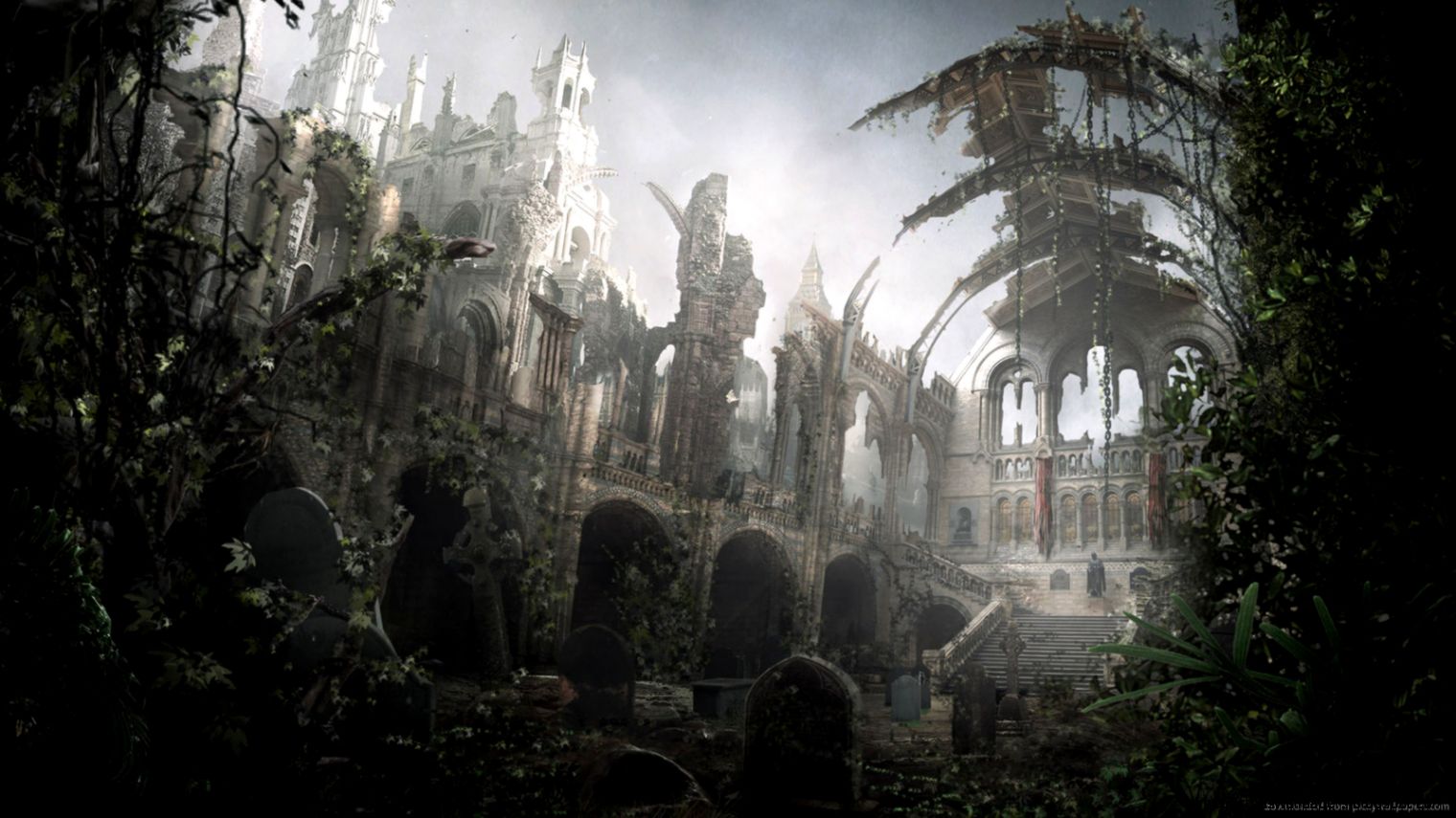 Graveyard wallpaper 1600x900 71129 Graveyard wallpaper 1600x900 71129