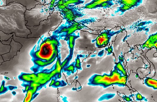 tropical cyclone ashobaa arabian sea gujarat may 2015