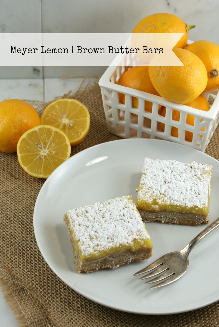 Authentic Suburban Gourmet Meyer Lemon Brown Butter Bars