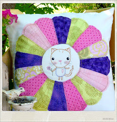 Kitty cat dresden plate pattern