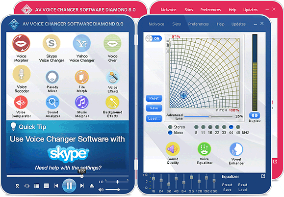 AV Voice Changer Software Diamond Edition 8.0.17 AV Voice Changer Software Diamond Edition 8.0.17