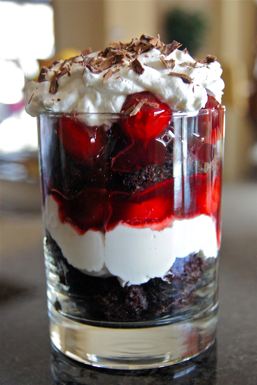 Healthy and Gourmet Individual Black Forest Trifles