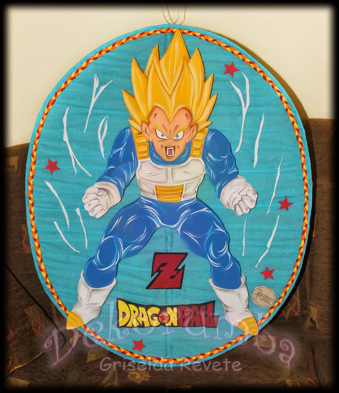 Piñata Dragon Ball Z Vegeta Dekorumba