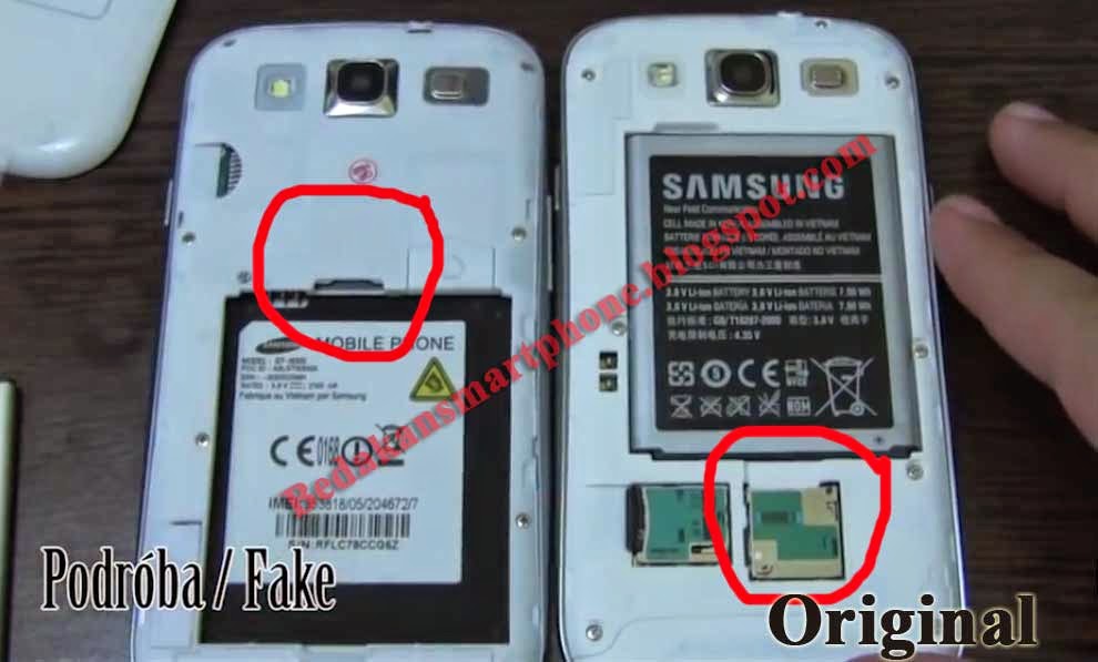 Bedakan Letak Kartu Sim Samsung Galaxy S3 Fake
