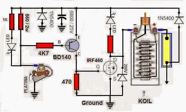 Tci Transistor Control Ignition Tci Menggunakan Irf840