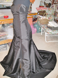 BonnieProjects: I dyed my wedding reception dress!