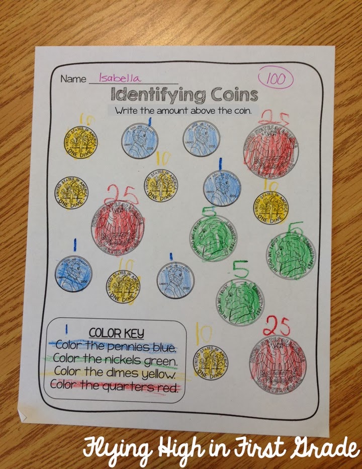 Flying High In First Grade: Hairy Money and a freebie