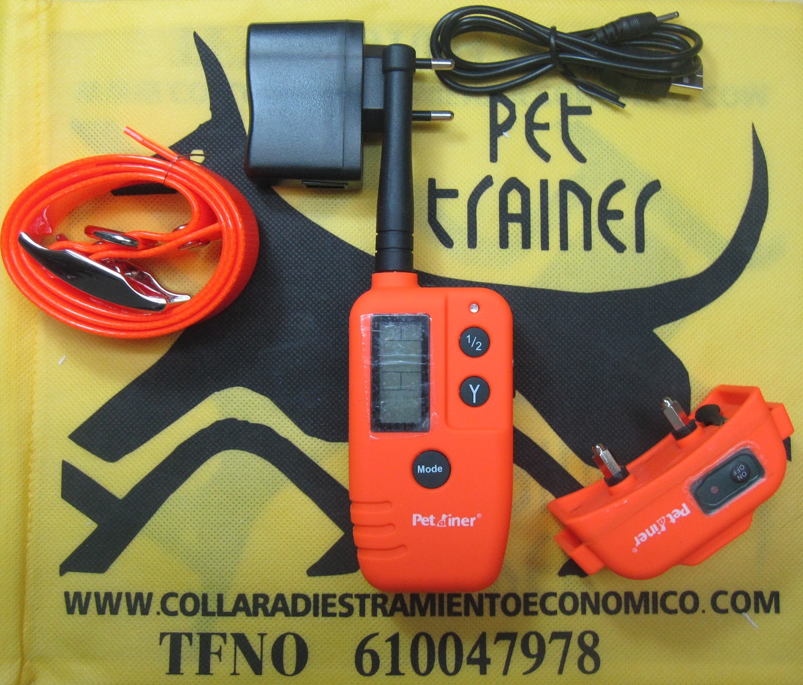 COLLAR ADIESTRAMIENTO ECONOMICO PET TRAINER MODELO BECADA OPC 2 COLLAR IMPULSOS 95€