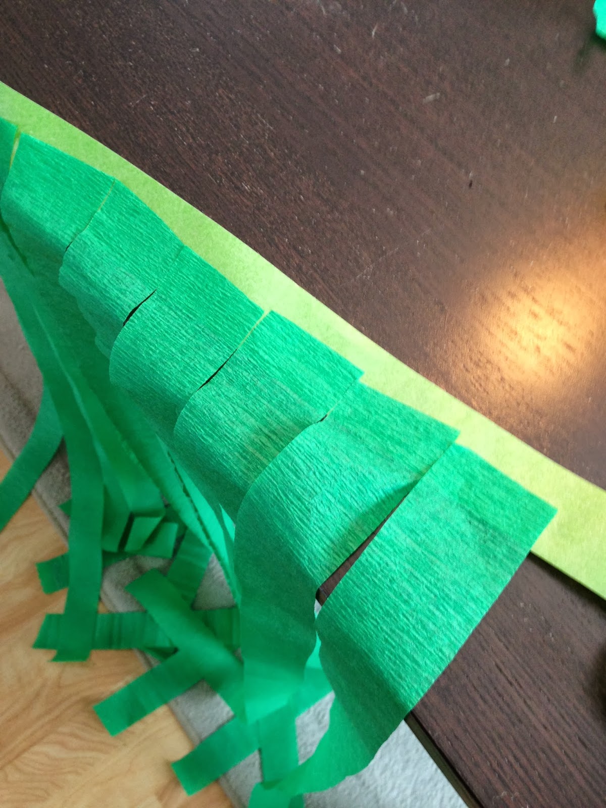 Our Hobby House DIY Hawaiian Grass Skirt