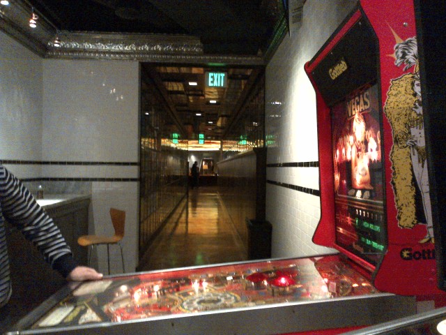 Pinball machine (Vegas baby) - Picture of Secret Pizza, Las Vegas