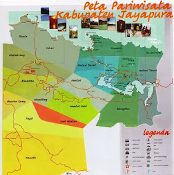Peta Destinasi Wisata Kabupaten Jayapura